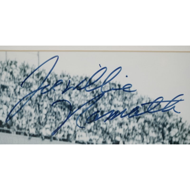 Joe Willie Namath Bear Bryant Alabama Crimson Tide Autographed Framed 16x20 Photo Steiner COA