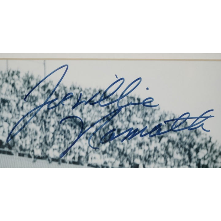 Joe Willie Namath Bear Bryant Alabama Crimson Tide Autographed Framed 16x20 Photo Steiner COA