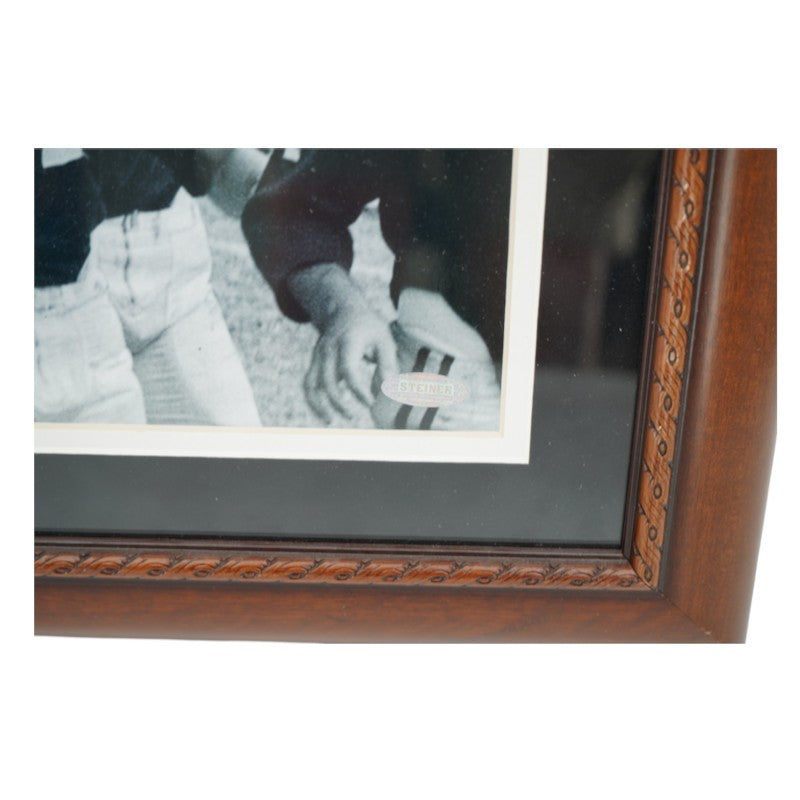 Joe Willie Namath Bear Bryant Alabama Crimson Tide Autographed Framed 16x20 Photo Steiner COA