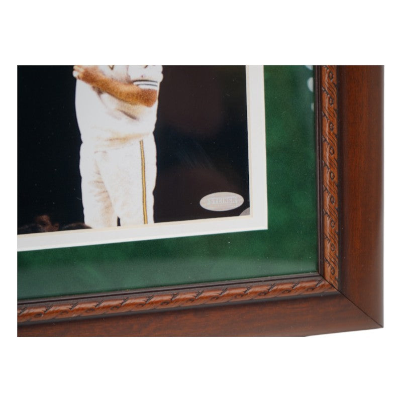 Larry Bird Boston Celtics Autographed Framed 16x20 Photo Steiner COA
