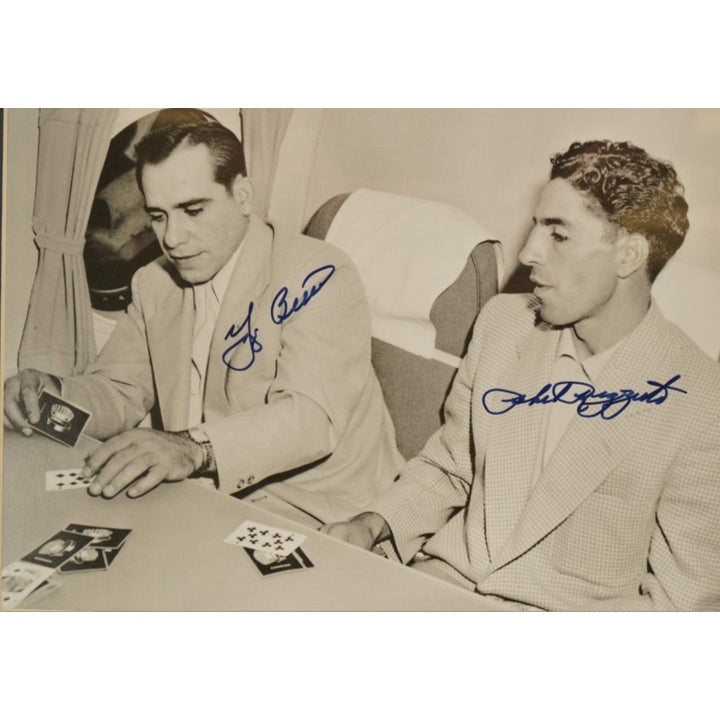 Yogi Berra Phil Rizzzuto New York Yankees Dual Signed Framed 11x14 Photo Steiner Holo Only