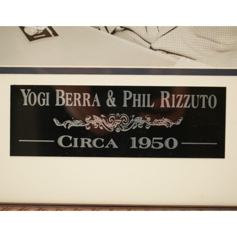 Yogi Berra Phil Rizzzuto New York Yankees Dual Signed Framed 11x14 Photo Steiner Holo Only
