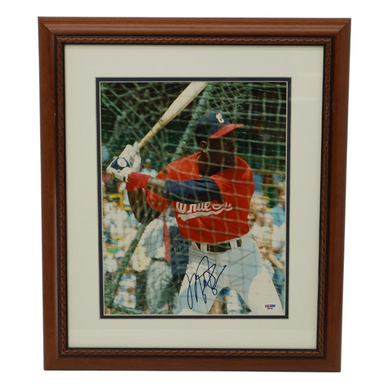 Michael Jordan Chicago White Sox Autographed Framed 11x14 Photo PSA LOA/JSA COA