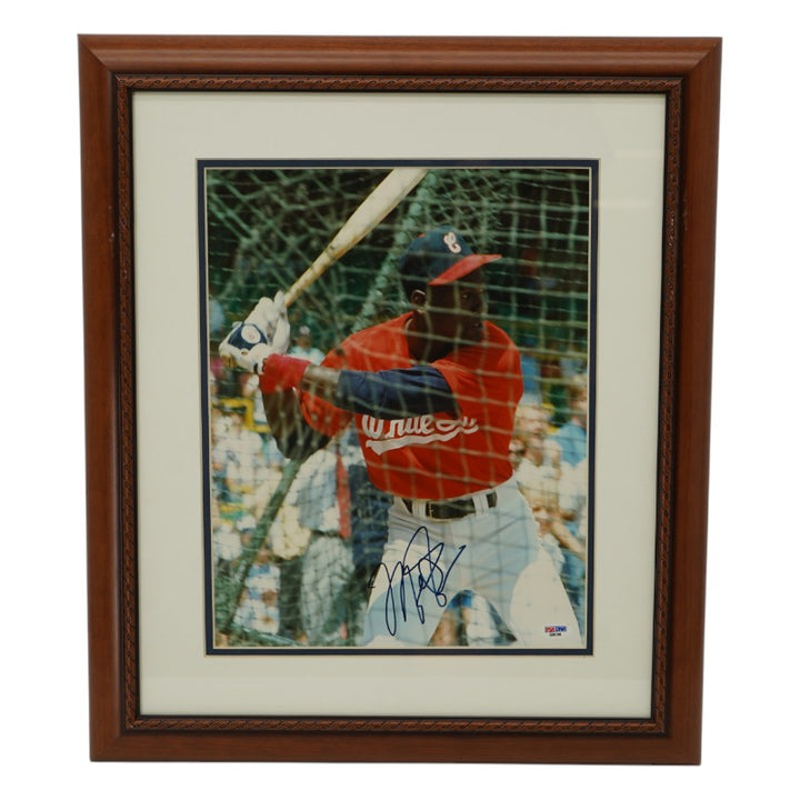 Michael Jordan Chicago White Sox Autographed Framed 11x14 Photo PSA LOA/JSA COA