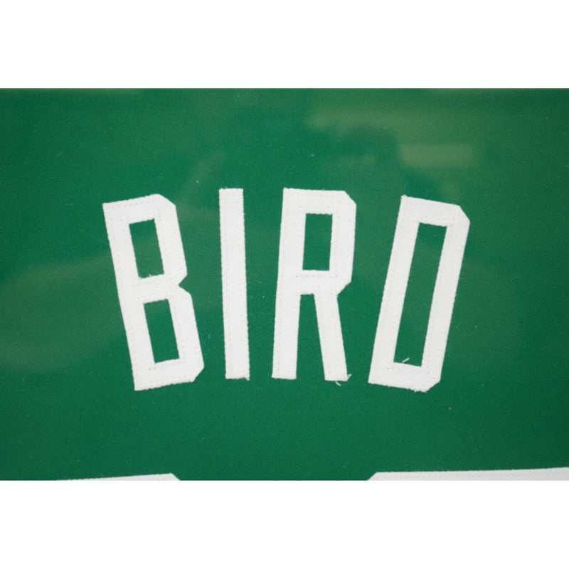 Larry Bird Boston Celtics Autographed Framed Mitchell & Ness Jersey Steiner COA