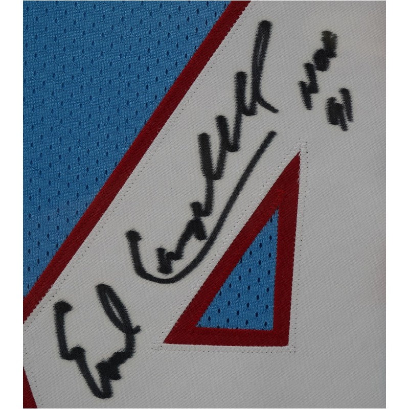 Earl Campbell Houston Oilers Autographed Inscribed Framed 28x28 Jersey GTSM Holo