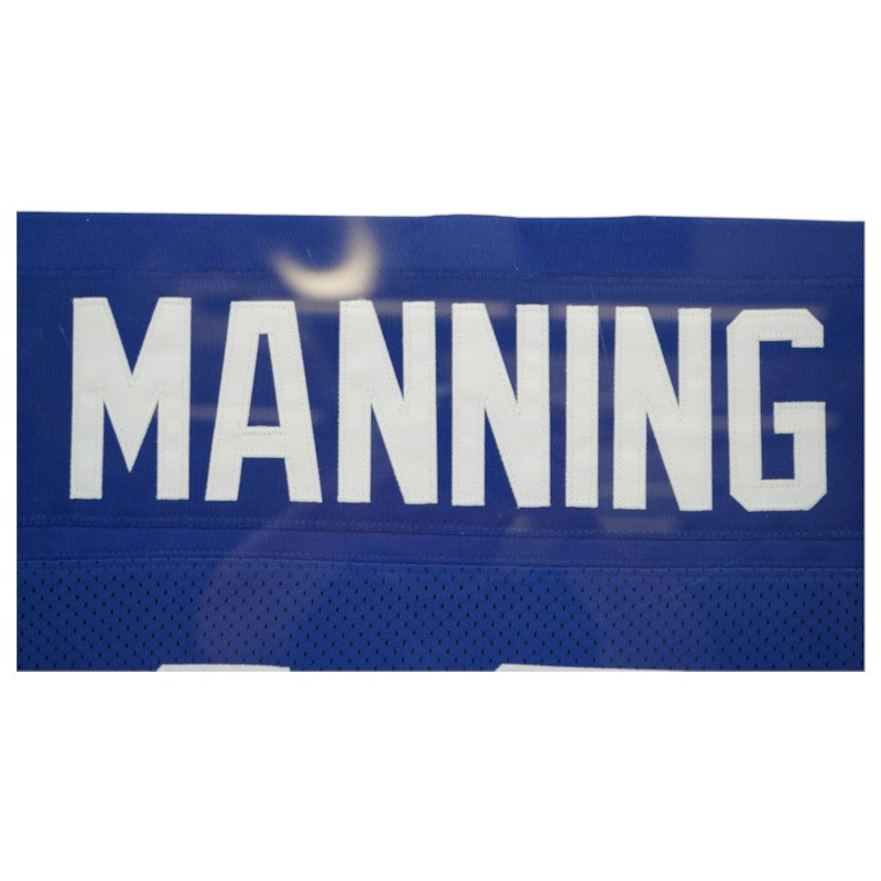Eli Manning New York Giants Autographed Framed Jersey Steiner Holo