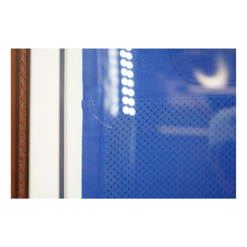 Eli Manning New York Giants Autographed Framed Jersey Steiner Holo