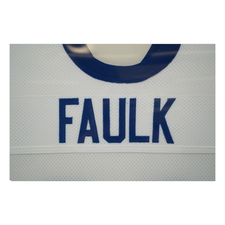 Marshall Faulk St. Louis Rams Autographed Framed Jersey JSA Holo