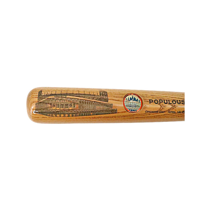 Citi Field Populous Opening Day Lousiville Slugger Engraved Bat