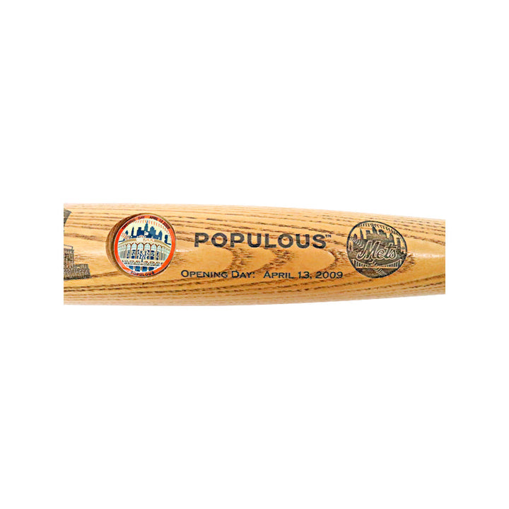 Citi Field Populous Opening Day Lousiville Slugger Engraved Bat