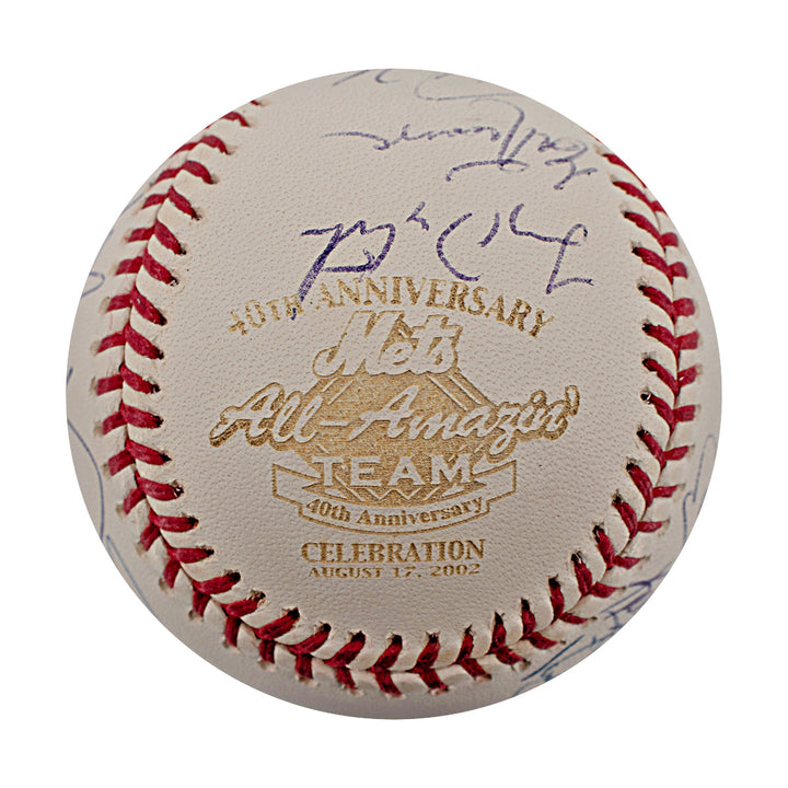 Seaver Piazza Koosman New York Mets All Amazin Team 14 Signature Multi Signed Baseball (JSA LOA)