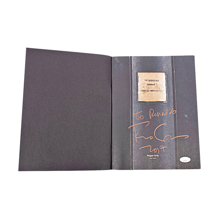 Francis Ford Coppola Autographed Signed Personalized The Godfather Notebook Hardcover Book (JSA COA #AZ57647)