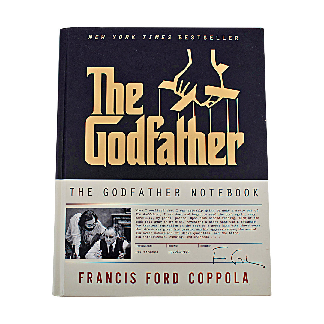 Francis Ford Coppola Autographed Signed Personalized The Godfather Notebook Hardcover Book (JSA COA #AZ57647)