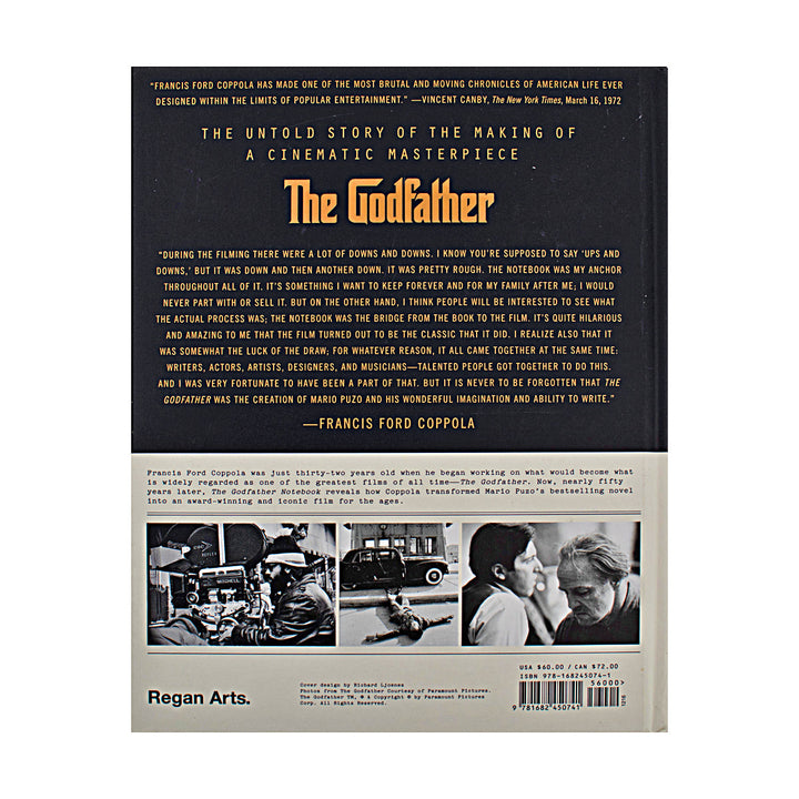 Francis Ford Coppola Autographed Signed Personalized The Godfather Notebook Hardcover Book (JSA COA #AZ57647)