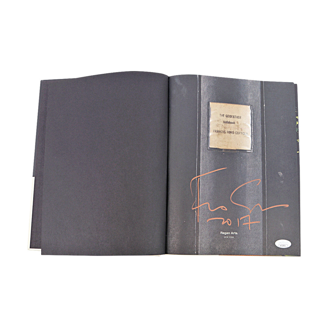 Francis Ford Coppola Autographed Signed Personalized The Godfather Notebook Hardcover Book (JSA COA #AY20802))