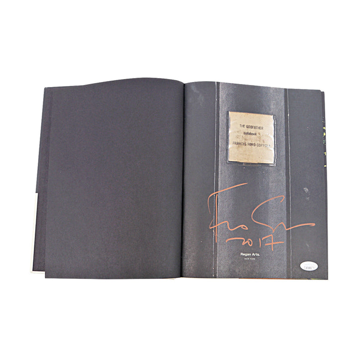 Francis Ford Coppola Autographed Signed Personalized The Godfather Notebook Hardcover Book (JSA COA #AY20802))