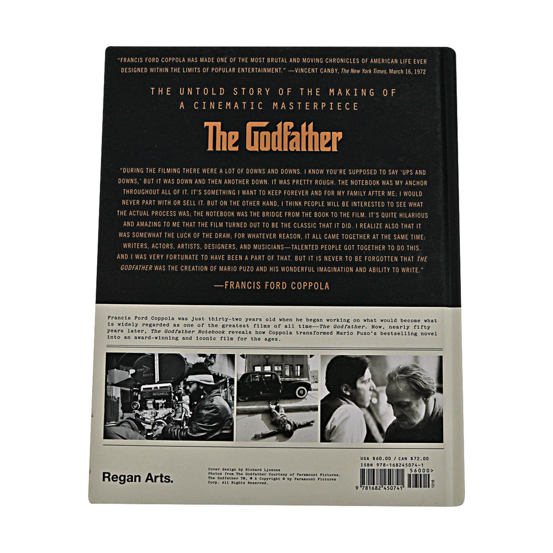 Francis Ford Coppola Autographed Signed Personalized The Godfather Notebook Hardcover Book (JSA COA #AY20802))