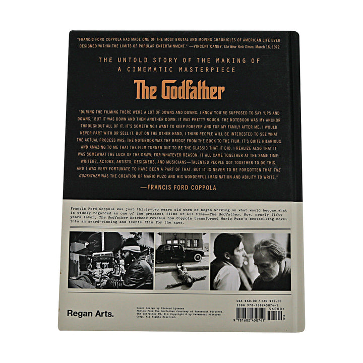 Francis Ford Coppola Autographed Signed Personalized The Godfather Notebook Hardcover Book (JSA COA #AY20802))