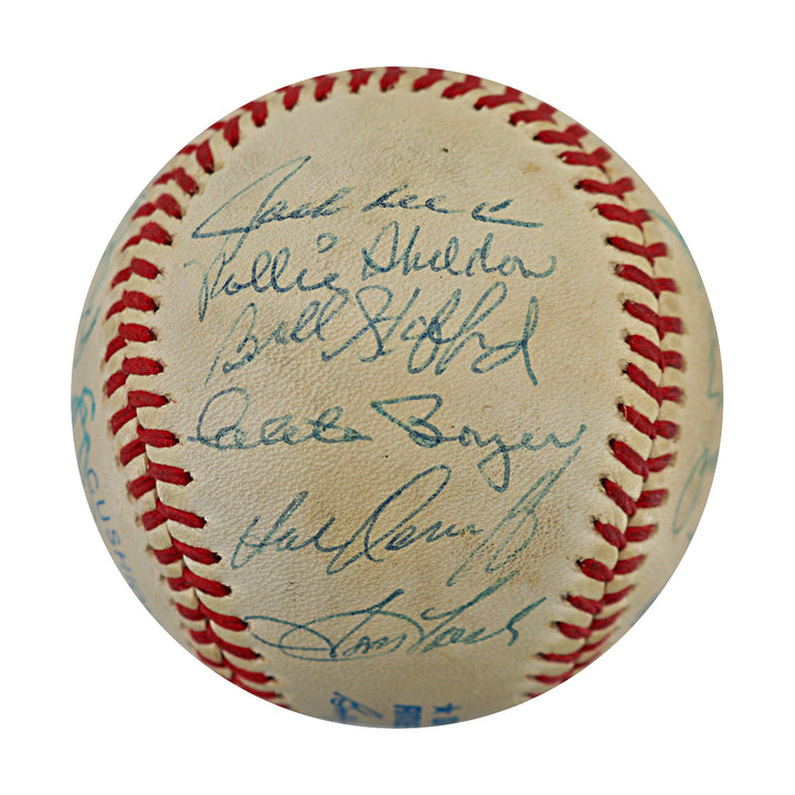 Berra Ford Blanchard 1961 Yankees Multi Signed OAL Baseball 24 Autos JSA LOA