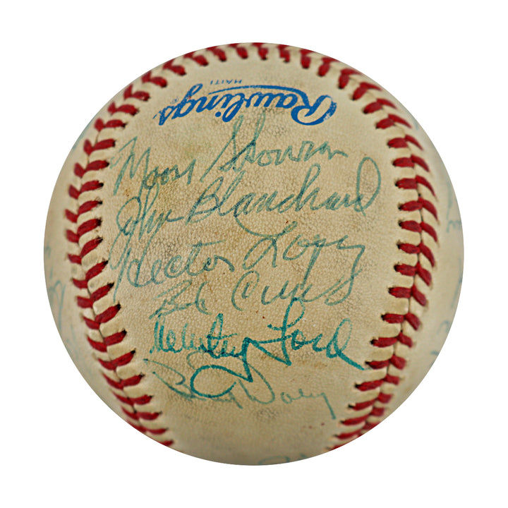 Berra Ford Blanchard 1961 Yankees Multi Signed OAL Baseball 24 Autos JSA LOA