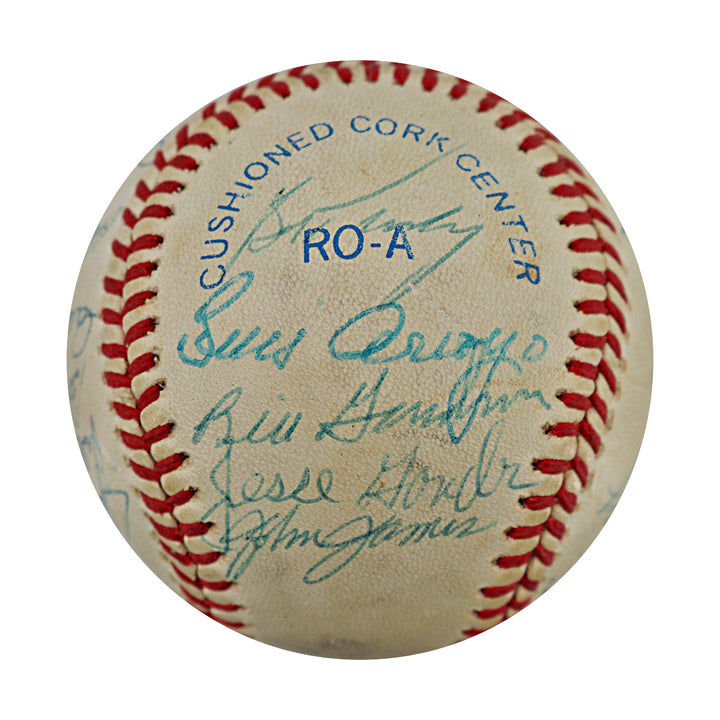 Berra Ford Blanchard 1961 Yankees Multi Signed OAL Baseball 24 Autos JSA LOA