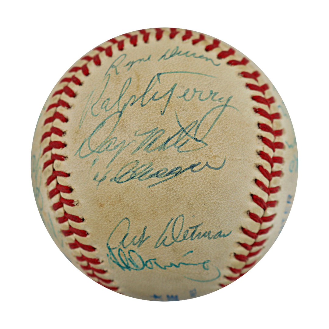 Berra Ford Blanchard 1961 Yankees Multi Signed OAL Baseball 24 Autos JSA LOA
