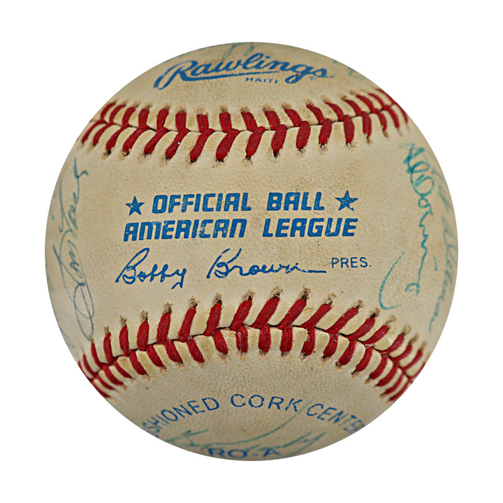 Berra Ford Blanchard 1961 Yankees Multi Signed OAL Baseball 24 Autos JSA LOA