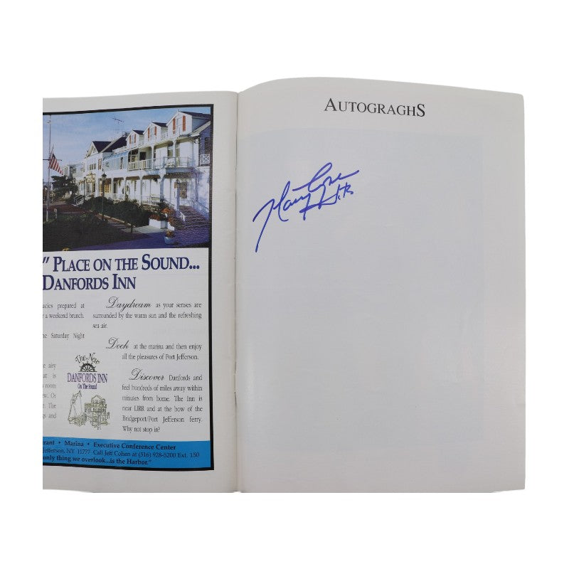 Gilbert Staub Patterson Marchiano Douglas Multi Signed 1st NYSS AD 9x11 Program JSA COA