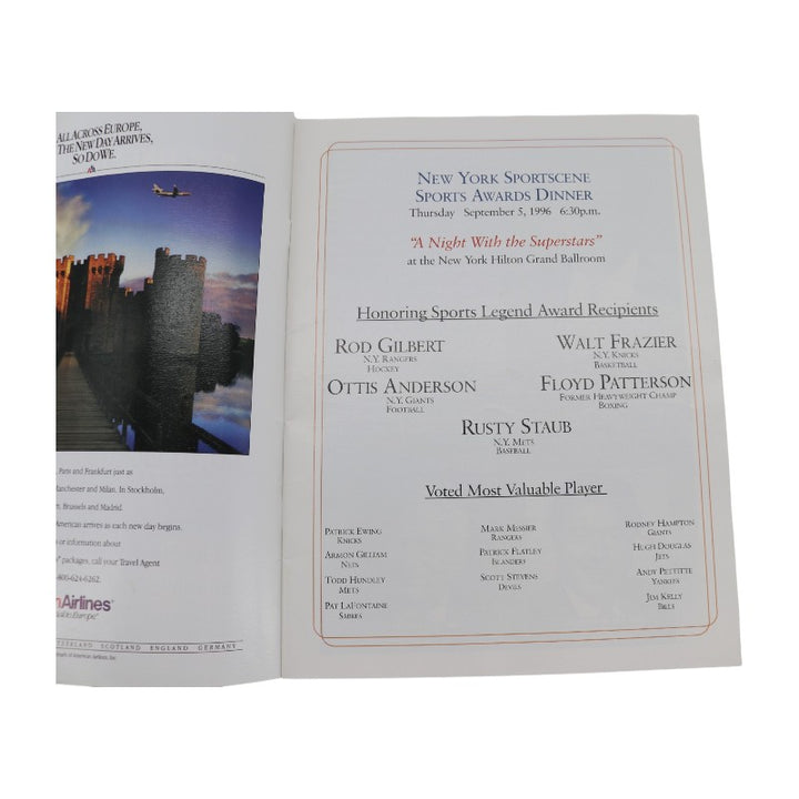 Gilbert Staub Patterson Marchiano Douglas Multi Signed 1st NYSS AD 9x11 Program JSA COA