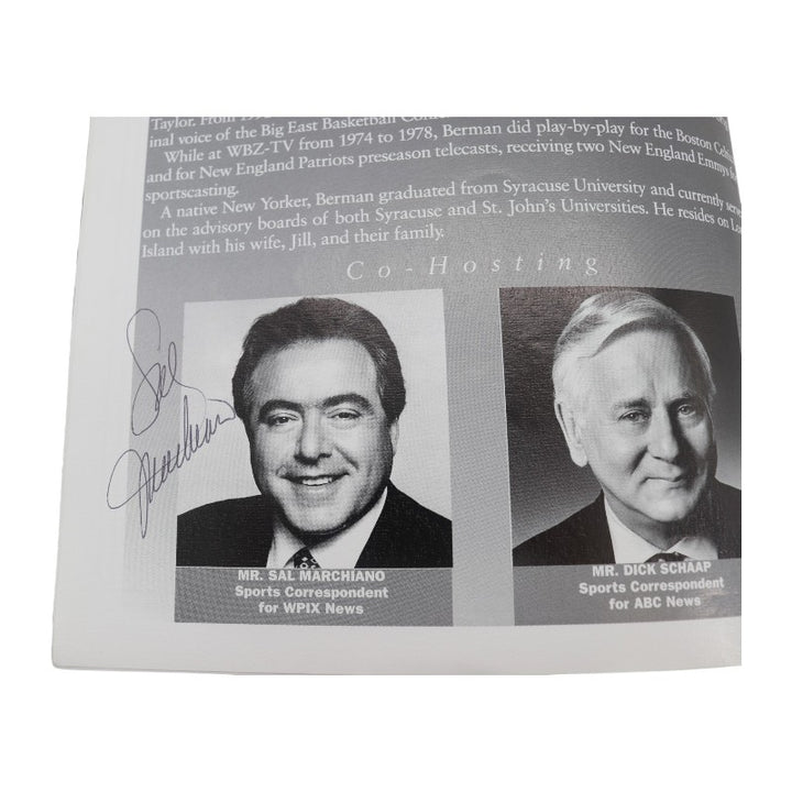 Gilbert Staub Patterson Marchiano Douglas Multi Signed 1st NYSS AD 9x11 Program JSA COA