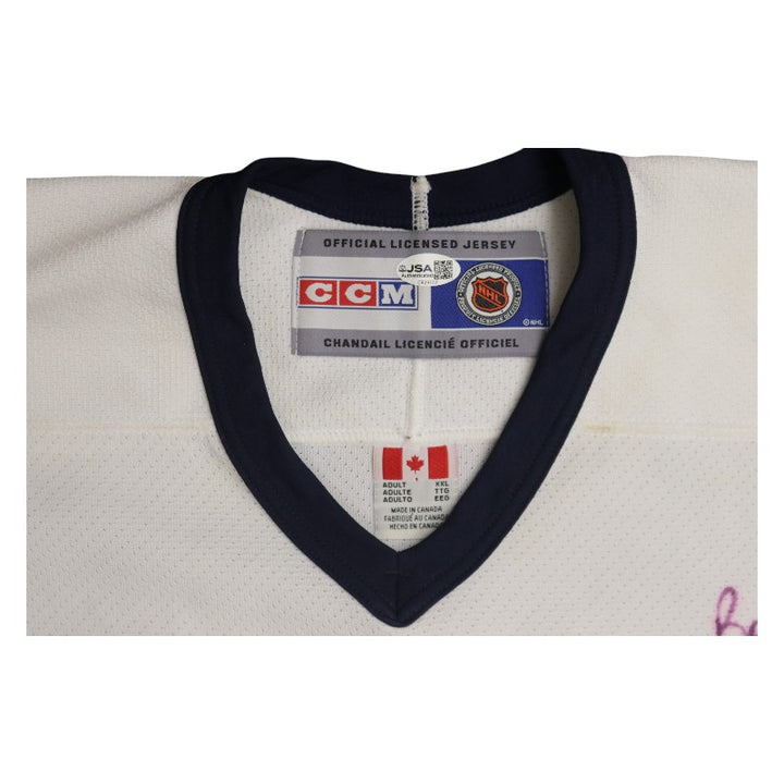 Bobby Nystrom New York Isanders Autographed Away CCM XXL Jersey JSA COA