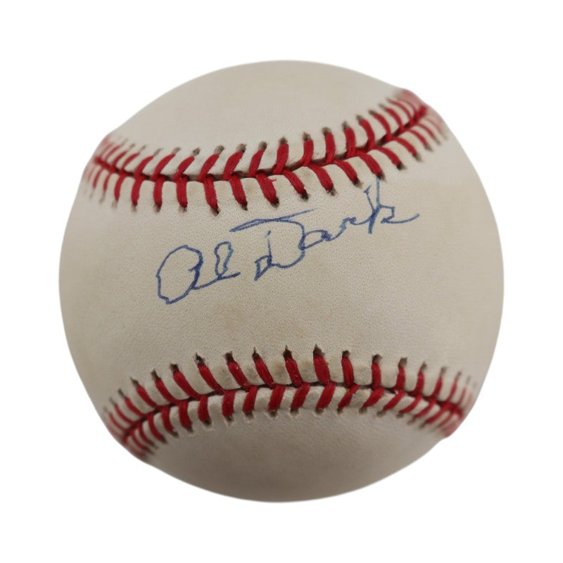 Alvin Dark New York Giants Autographed ONL Baseball JSA COA
