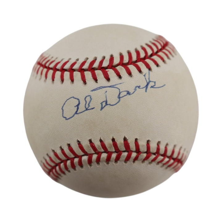 Alvin Dark New York Giants Autographed ONL Baseball JSA COA