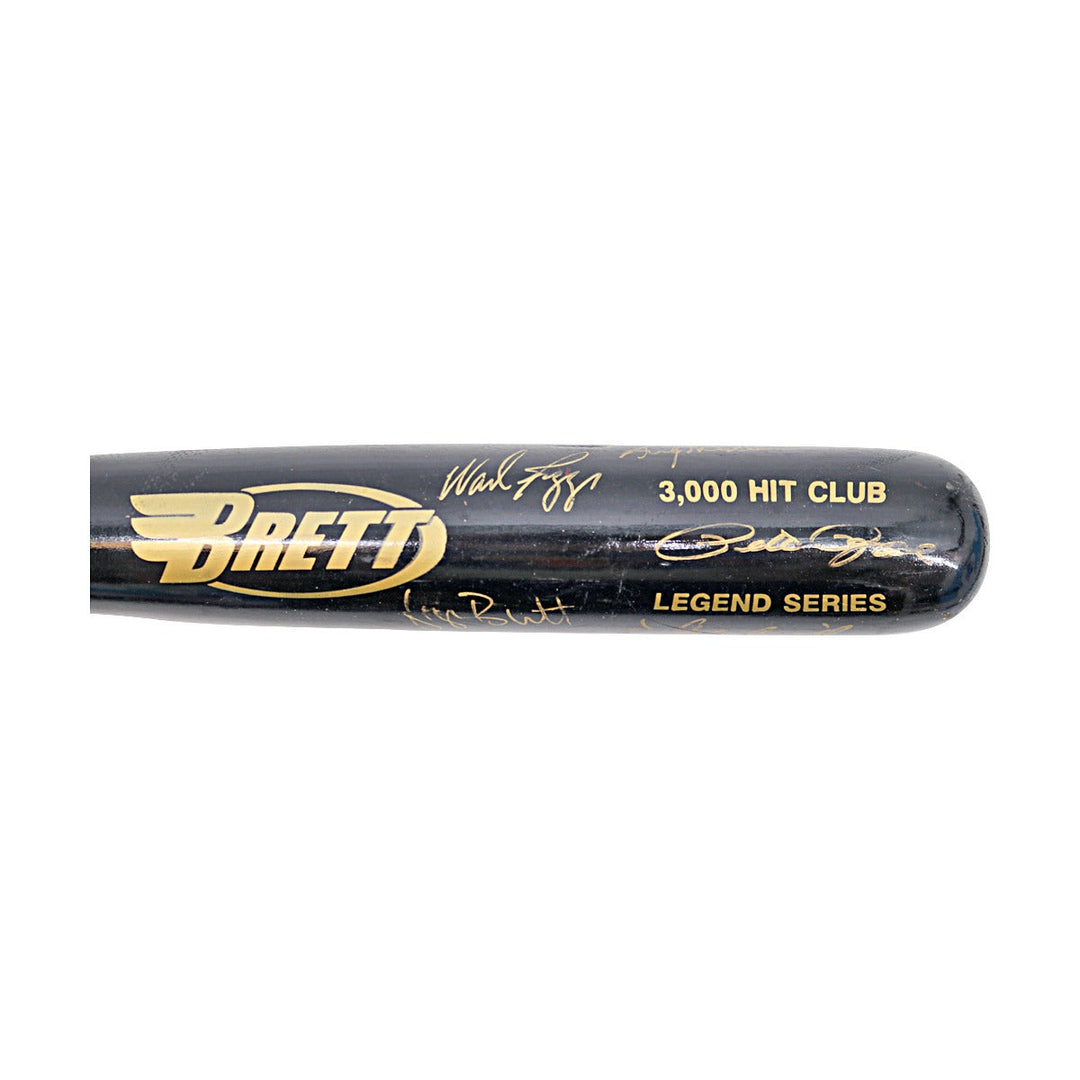 3000 Hit Autographed Multisigned Louisville Slugger Bat-2 JSA LOA