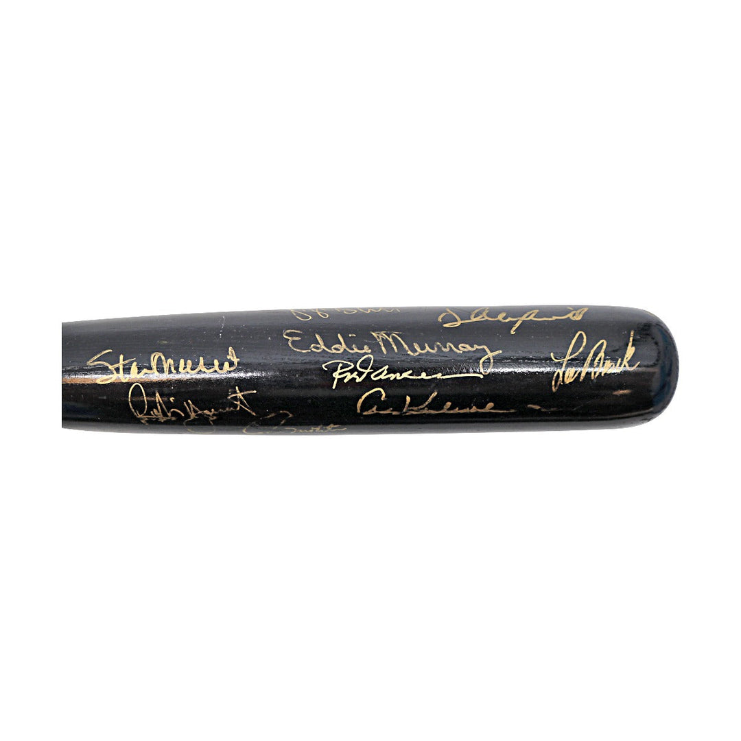 3000 Hit Autographed Multisigned Louisville Slugger Bat-2 JSA LOA
