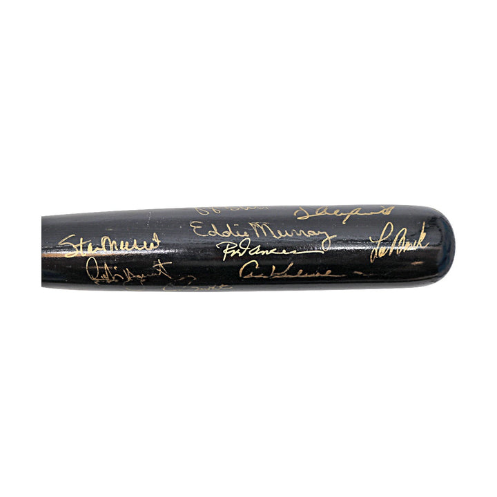 3000 Hit Autographed Multisigned Louisville Slugger Bat-2 JSA LOA