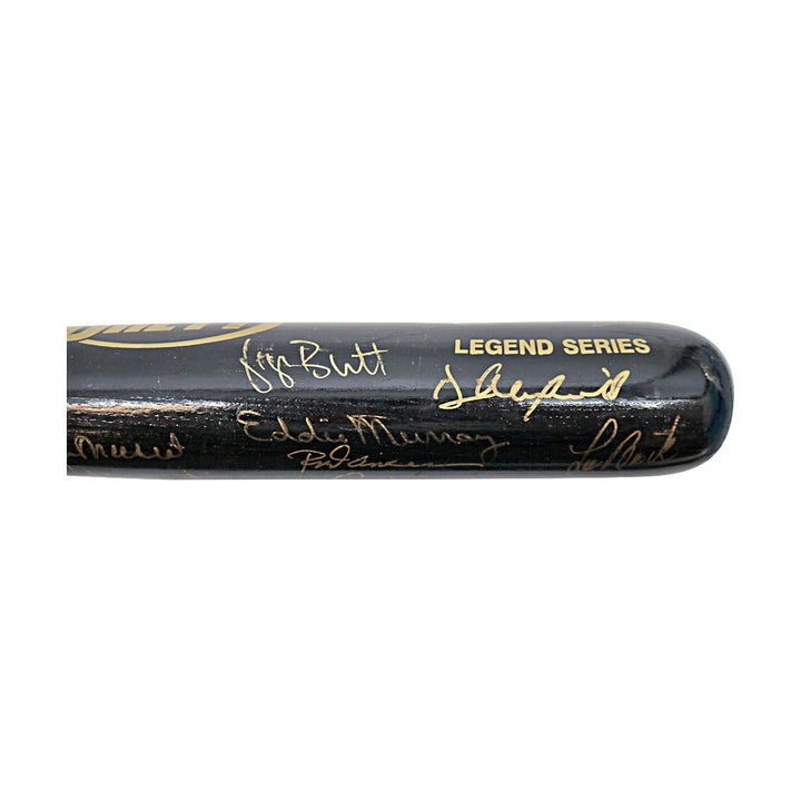 3000 Hit Autographed Multisigned Louisville Slugger Bat-2 JSA LOA