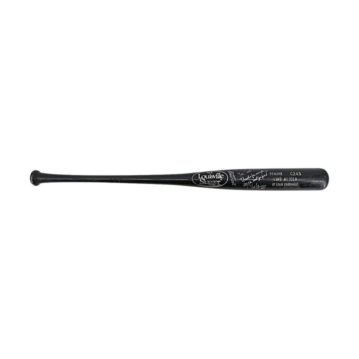 Luis Alicea Cardinals Autographed Signed Personalized LS Bat