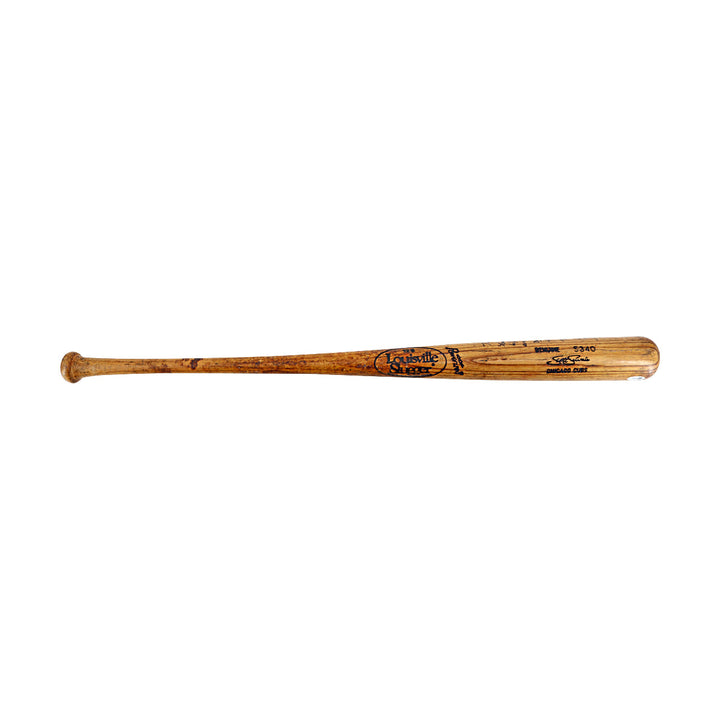 Scott Servais Cubs Autographed Signed Personalized Game Used Louisville Bat