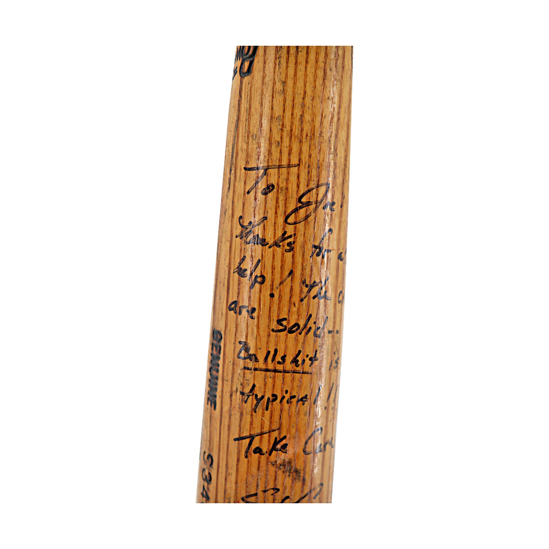 Scott Servais Cubs Autographed Signed Personalized Game Used Louisville Bat