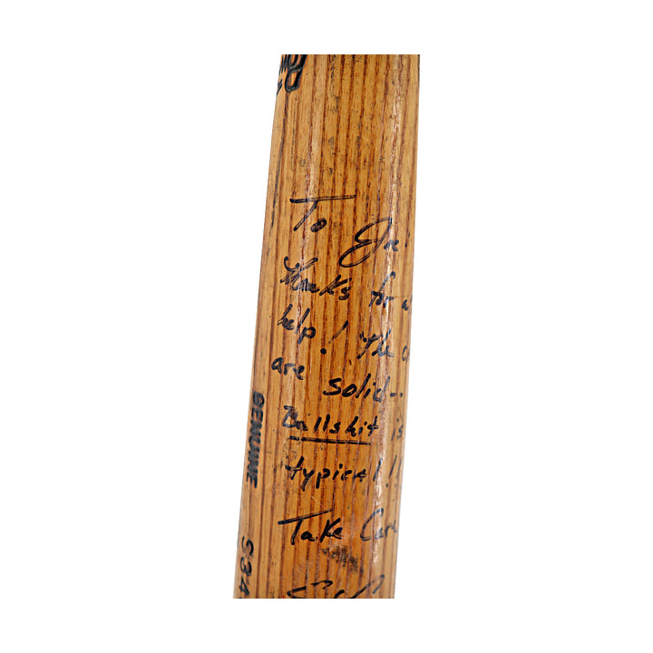 Scott Servais Cubs Autographed Signed Personalized Game Used Louisville Bat