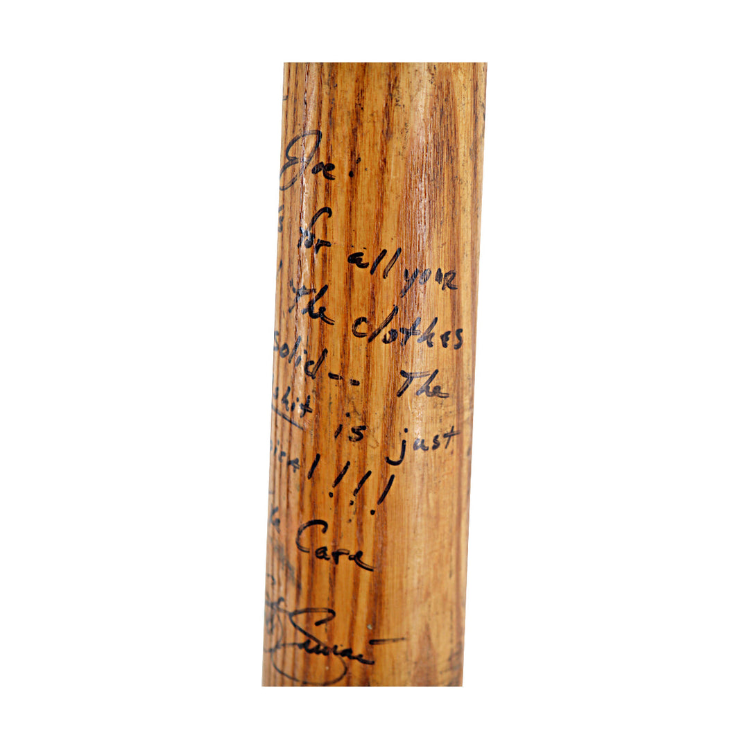 Scott Servais Cubs Autographed Signed Personalized Game Used Louisville Bat
