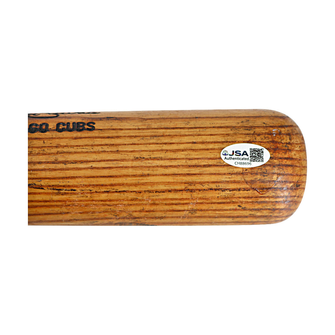 Scott Servais Cubs Autographed Signed Personalized Game Used Louisville Bat