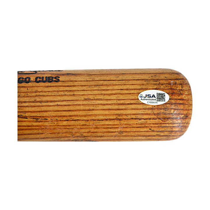 Scott Servais Cubs Autographed Signed Personalized Game Used Louisville Bat