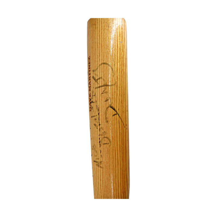 Dave Martinez White Sox Autographed Signed Personalized Team Issued Hoosier Bat