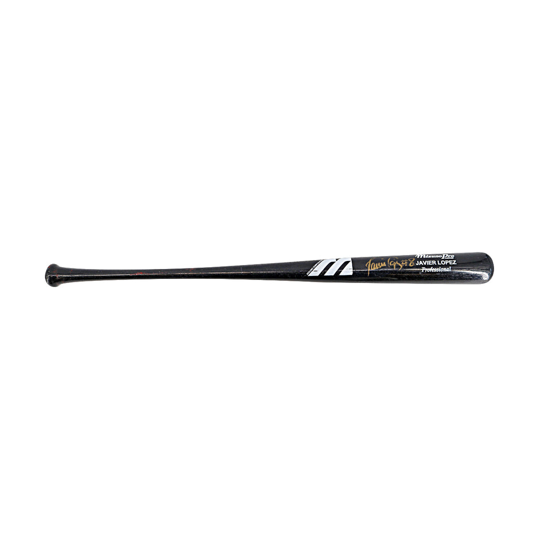 Javier Lopez San Francisco Giants Autographed Signed Team Issued Mizzuno Bat