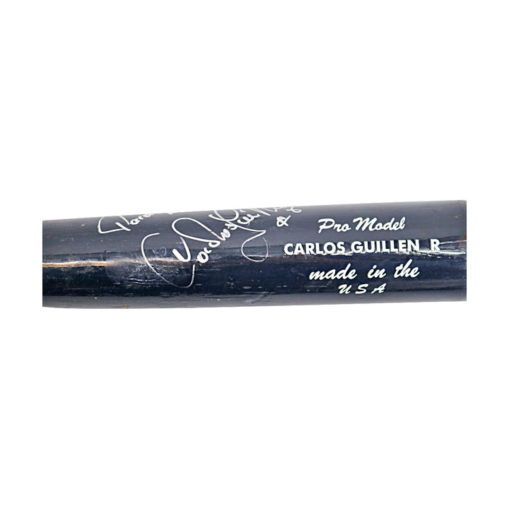 Carlos Guillen Tigers Autographed Signed Personalized Player Model CC Bat