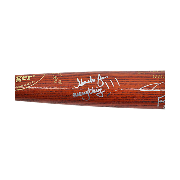 Jacque Jones Twins Autographed Signed Personalized Team Issued Louisville Bat