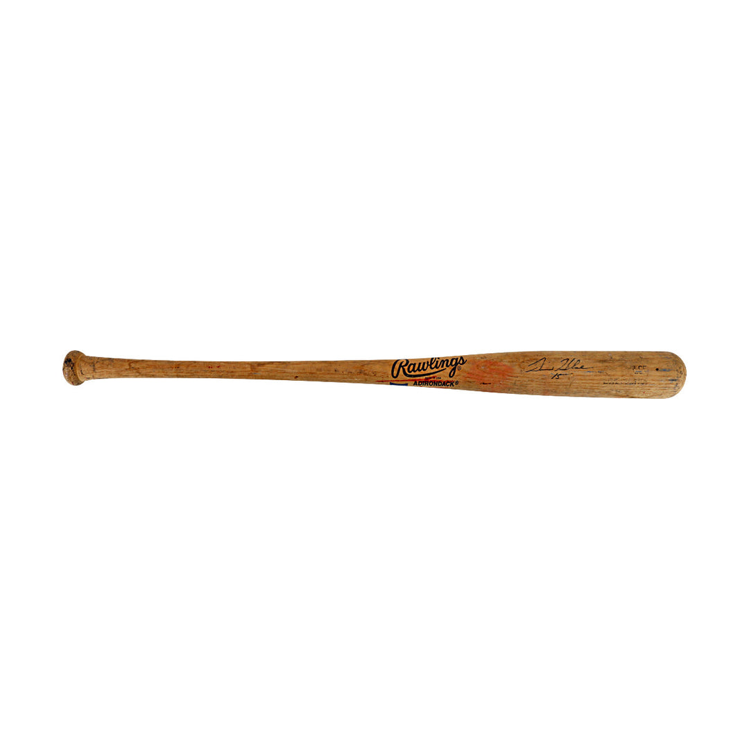 Dave Hulse Brewers Autographed Signed Game Used Rawlings Bat